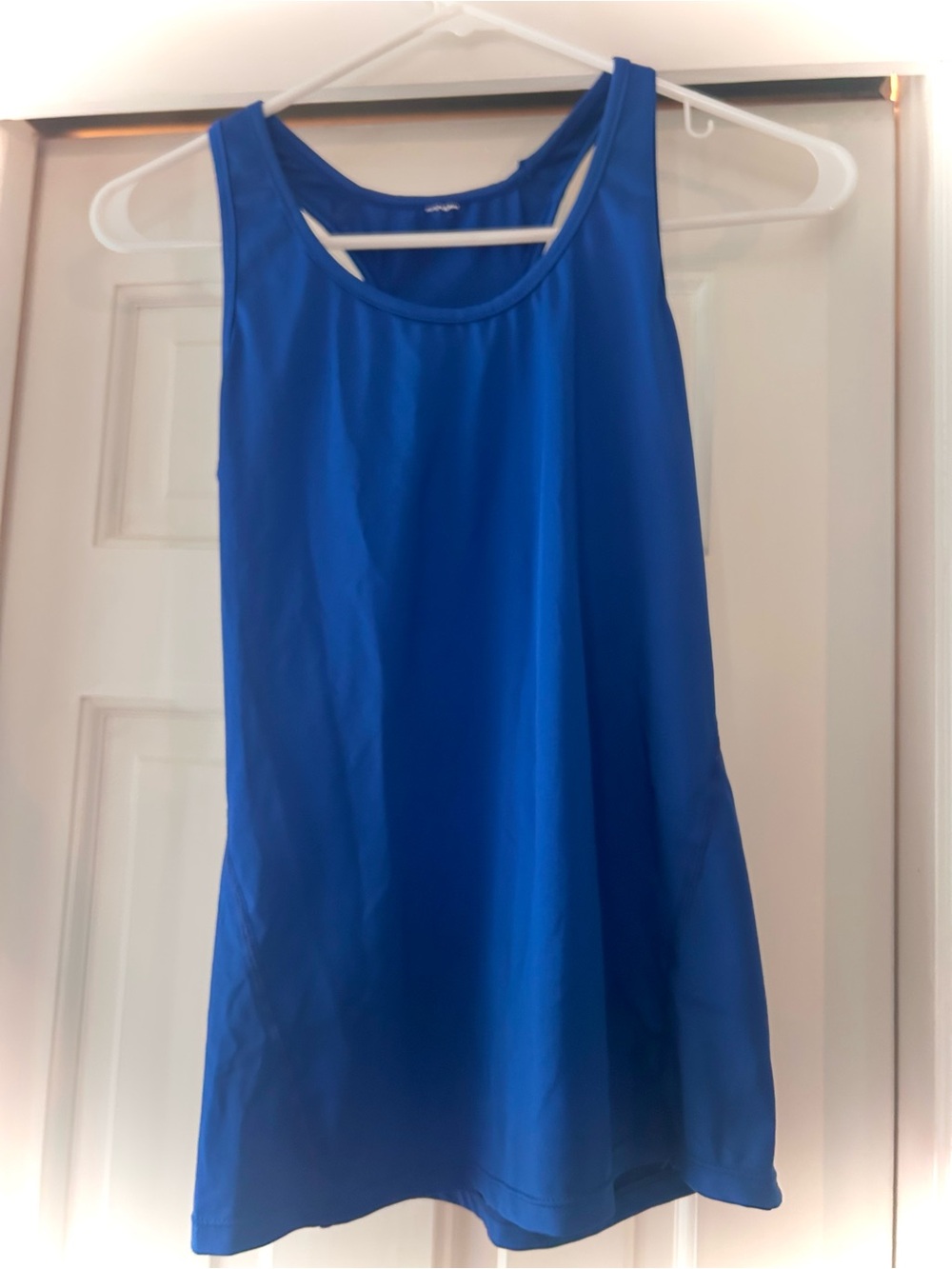 Royal Blue Athletic Racerback Tank Top - Size Medium
